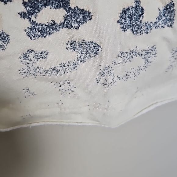 Multiples Animal Print Rough Hem Top Sz Large - Picture 9 of 10